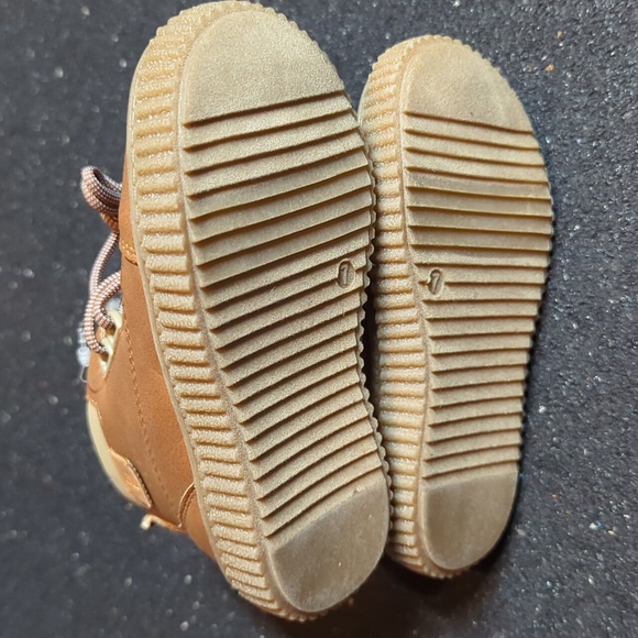 London fog collection cognac lil Andres boots new without tags size 7 - Picture 5 of 5